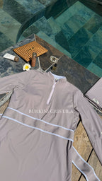 BURKINI GRIS LILA