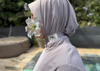 CAGOULE DE BAIN - GRIS LILA