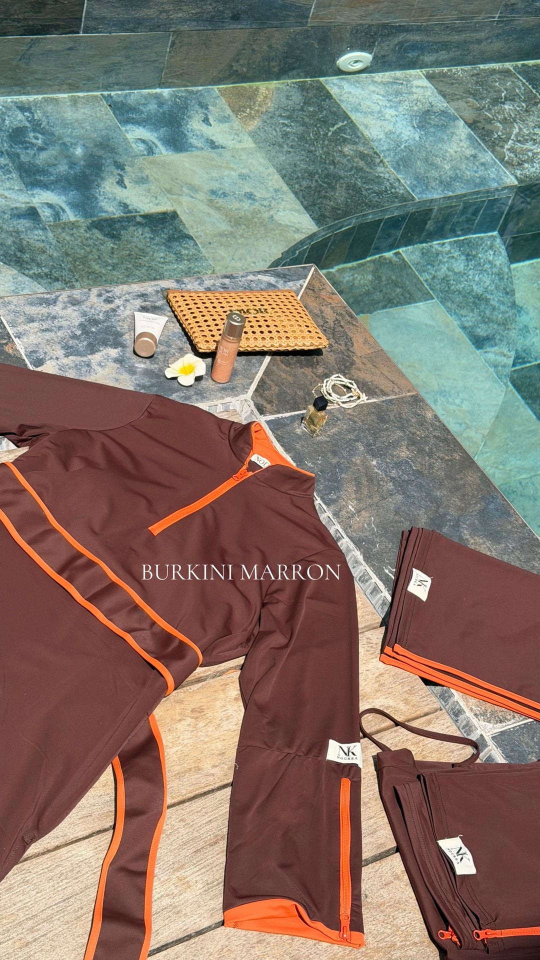 BURKINI MARRON