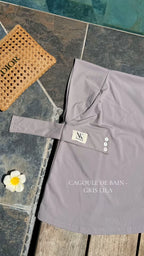 CAGOULE DE BAIN - GRIS LILA