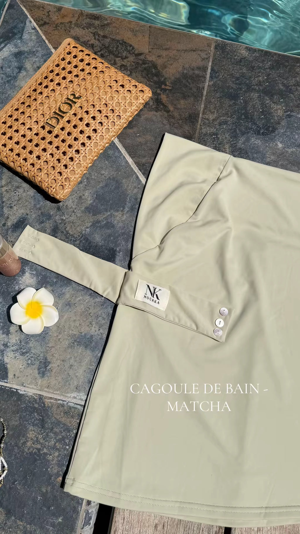 CAGOULE DE BAIN - MATCHA
