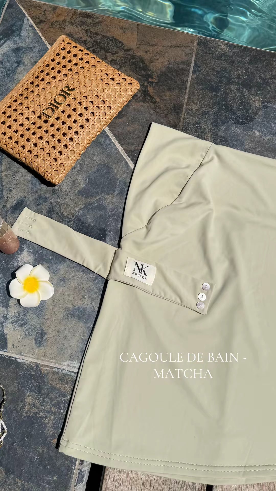 CAGOULE DE BAIN - MATCHA