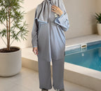 BURKINI GRIS LILA