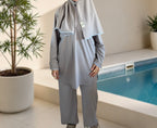 BURKINI GRIS LILA
