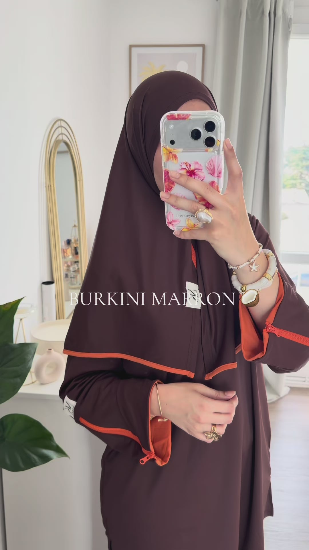 BURKINI MARRON